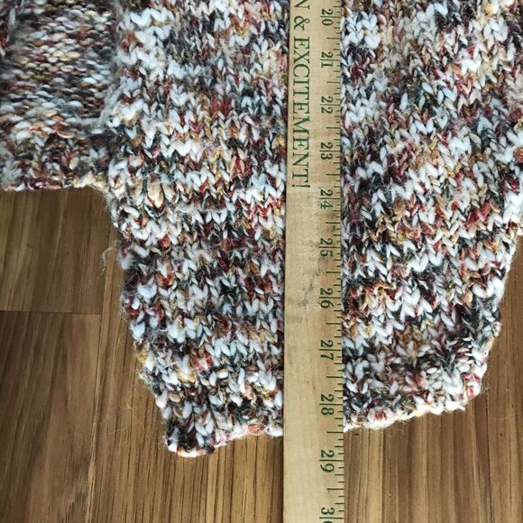Maurices Orange Open Front Knit Cardigan Sweater Women's Wool Blend Fall Sz 1X - Picture 6 of 7